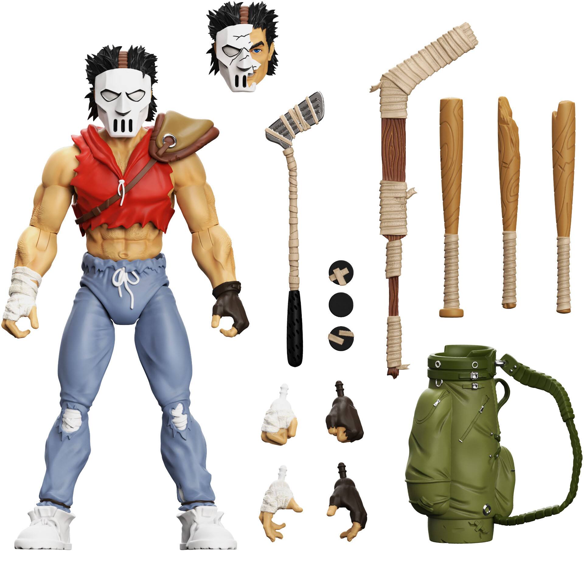 ULTIMATES! 7 in Plastic Teenage Mutant Ninja Turtles Action Figure - Casey Jones (Mirage)