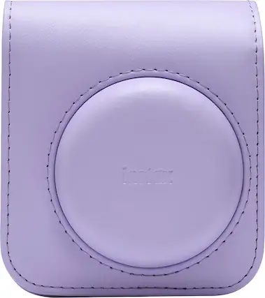 Angle. Fujifilm - Instax Mini 12 Camera Case - Lilac Purple.