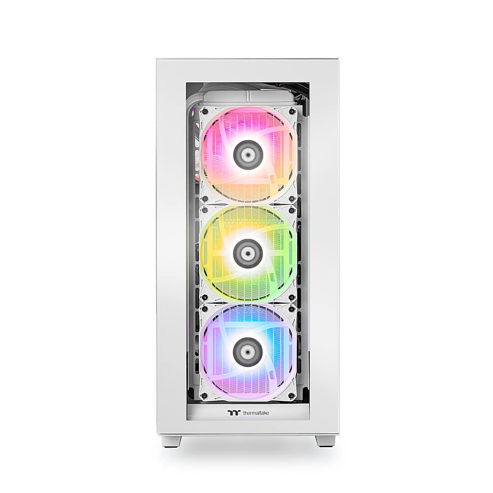 Back. Thermaltake - Avalanche i477T Gaming Desktop - Intel Core i7-13700KF - 32GB Memory - NVIDIA GeForce RTX 4070 Ti Super 2TB SSD - White.