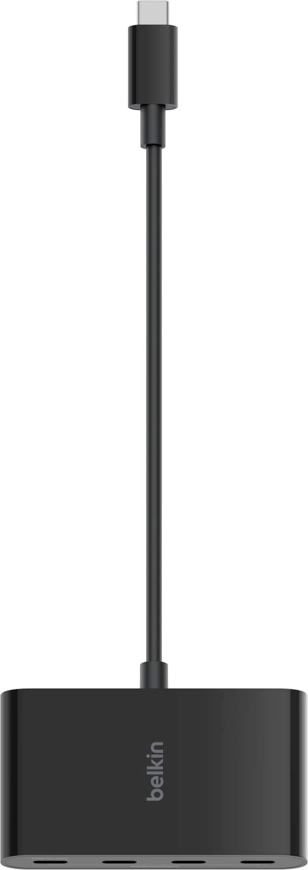 Left. Belkin - 4-Port USB-C 3.2 Gen 2 - Black.