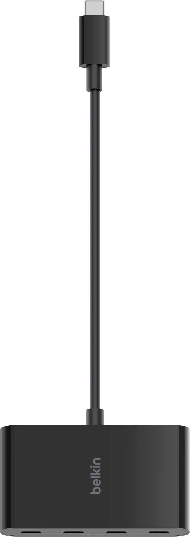 Left. Belkin - 4-Port USB-C 3.2 Gen 2 - Black.