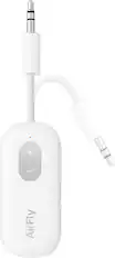 Front. Twelve South - AirFly SE Portable Bluetooth Audio Receiver - White.