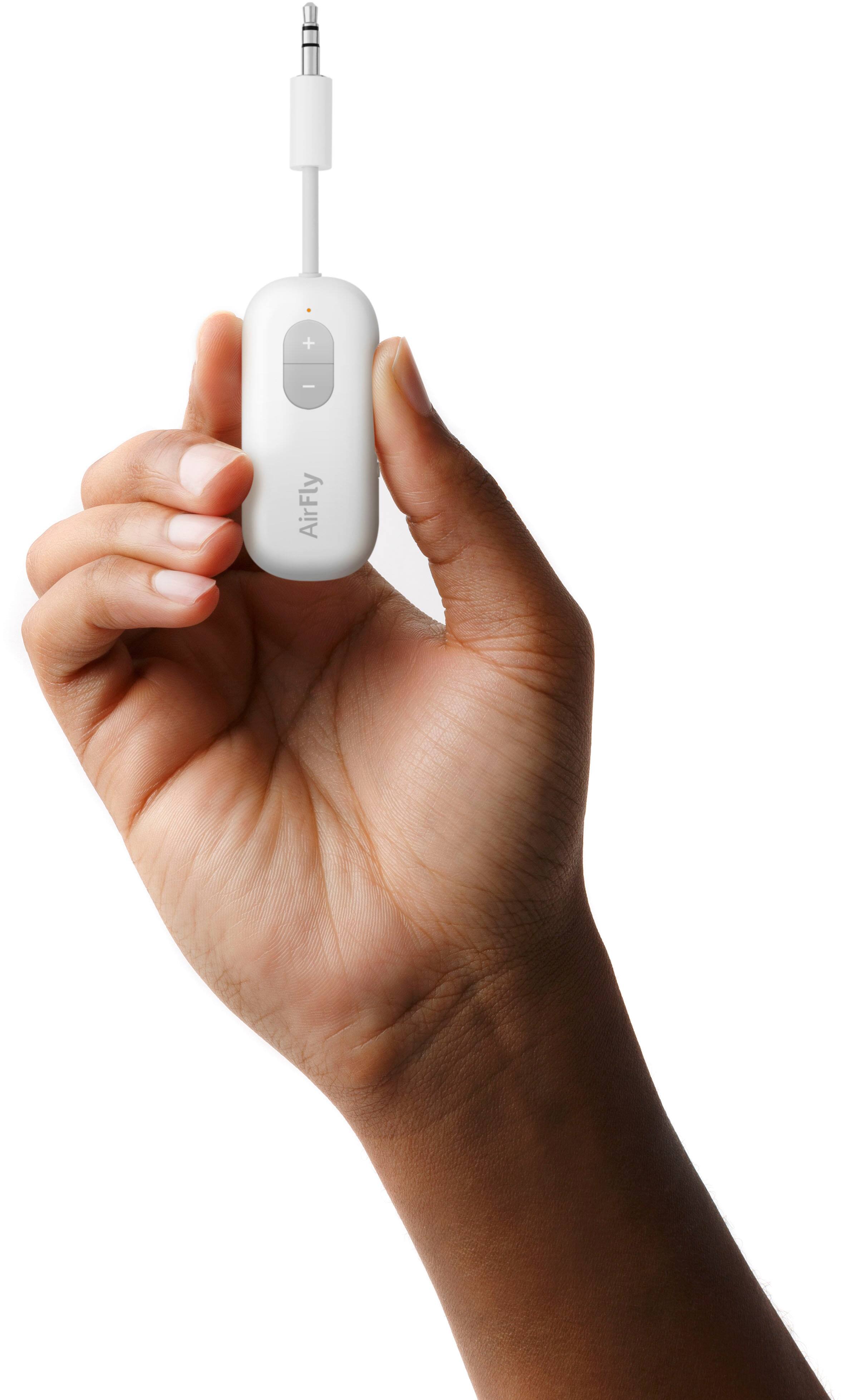 Alt View 15. Twelve South - AirFly SE Portable Bluetooth Audio Receiver - White.