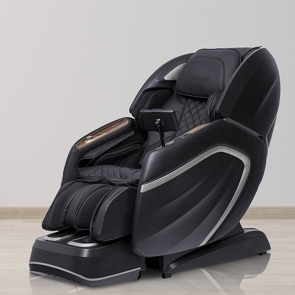 Angle View: Osaki - Amamedic Hilux 4D Massage Chair - Black