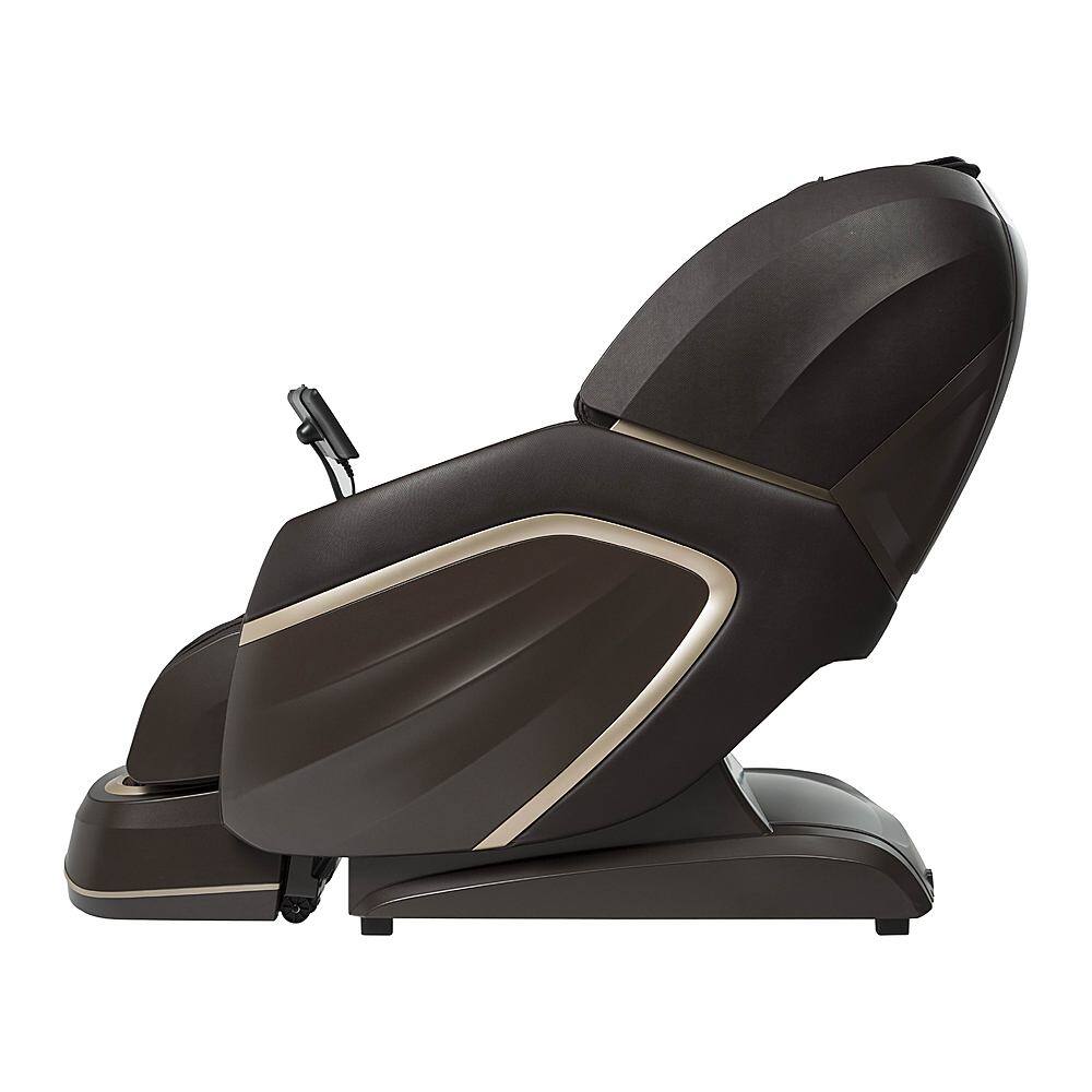 Left View: Osaki - Amamedic Hilux 4D Massage Chair - Brown