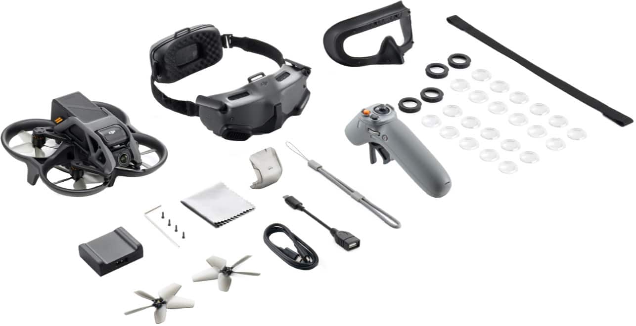 Alt View 14. DJI - Avata Explorer Combo Drone with Motion Controller (Goggles Integra and RC Motion 2) - Gray.