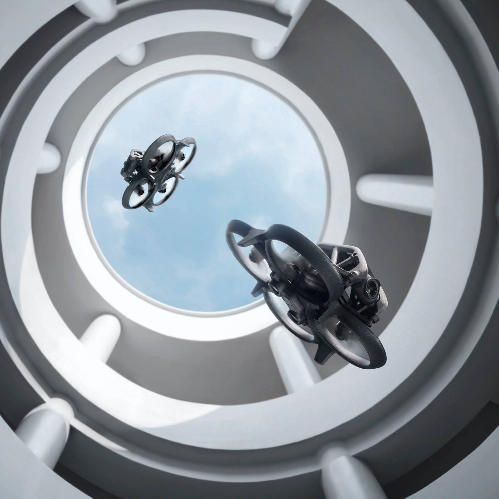 Alt View 17. DJI - Avata Explorer Combo Drone with Motion Controller (Goggles Integra and RC Motion 2) - Gray.