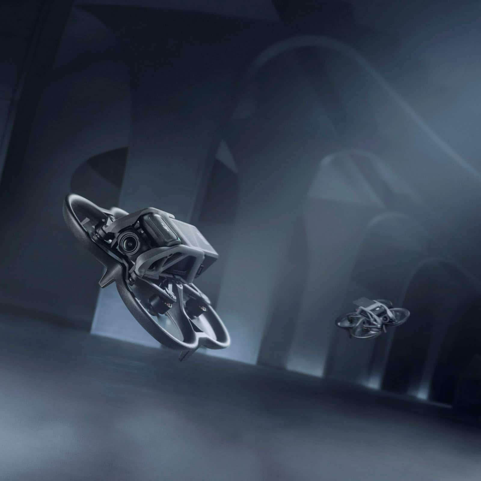 Alt View 18. DJI - Avata Explorer Combo Drone with Motion Controller (Goggles Integra and RC Motion 2) - Gray.