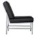 Left Zoom. Studio Designs - Home Ashlar Modern Blended Leather Accent Chair - Black.