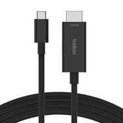 Belkin - USB Type C to HDMI 2.1 Cable, 6.6FT, 8K@60Hz, 4K@144Hz - BLACK - Front_Zoom