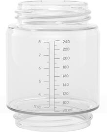 Ember - Bottle Body 2-Pack 8 oz For Self-Warming Smart Baby Bottle System - Clear