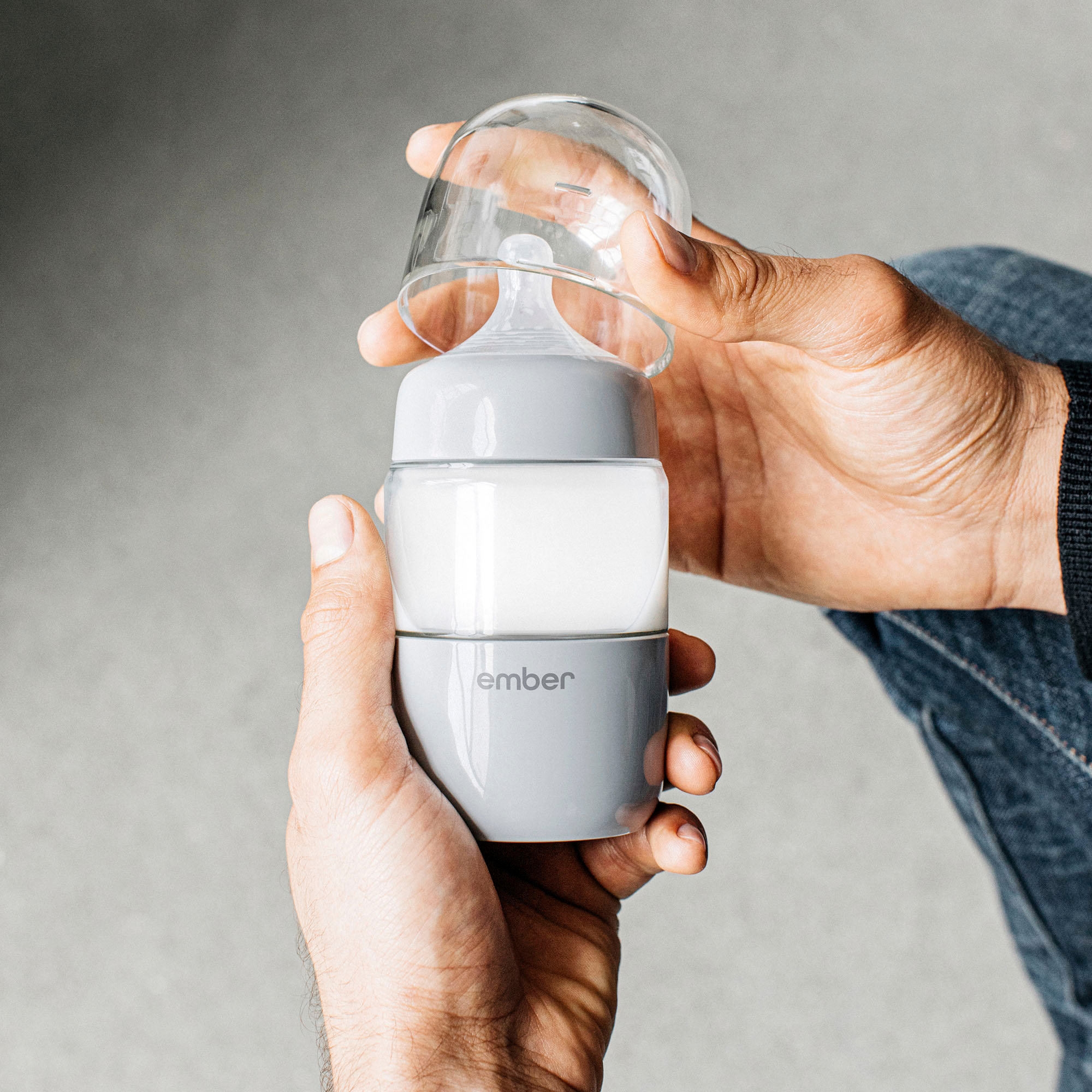 Angle View: Ember - Add On Bottle 6 oz For Self-Warming Smart Baby Bottle System