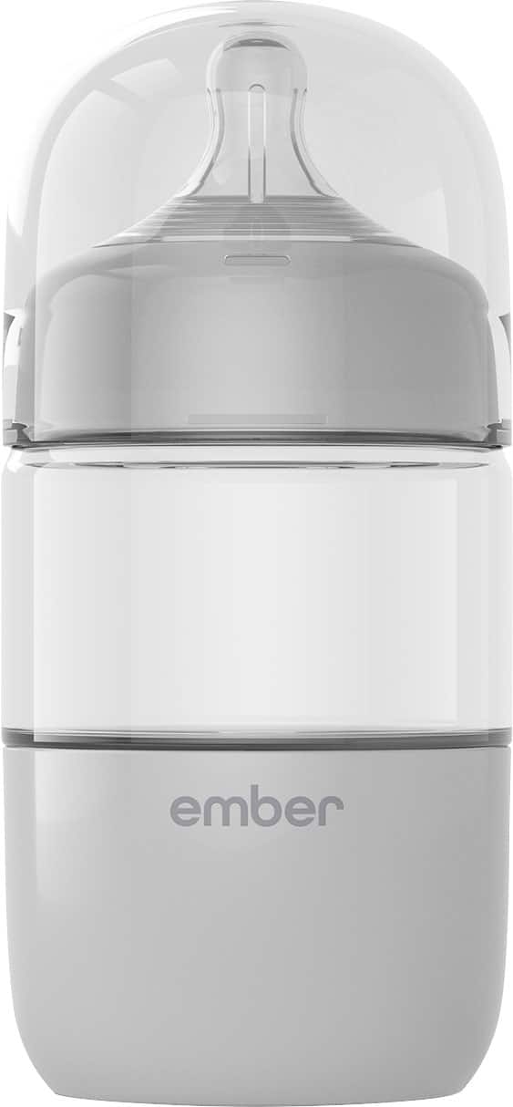 Ember - Add On Bottle 6 oz For Self-Warming Smart Baby Bottle System - Gray - Front_Zoom