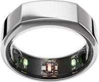 Oura Ring Gen3 - Heritage - Size Before You Buy - Size 9 - Silver - Front_Zoom