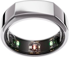 Oura Ring Gen3 - Heritage - Size 9 - Silver - Front_Zoom