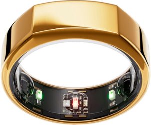 Oura Ring Gen3 - Heritage - Size 8 - Gold - Front_Zoom