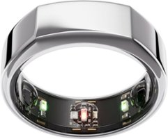Oura Ring Gen3 - Heritage - Size Before You Buy - Size 7 - Silver - Front_Zoom