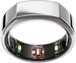 Oura Ring Gen3 - Heritage - Size 7 - Silver - Front_Zoom