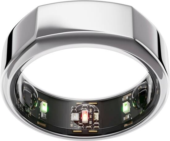 Oura Ring Gen3 Heritage Size 7 Silver JZ90-1003-07 - Best Buy