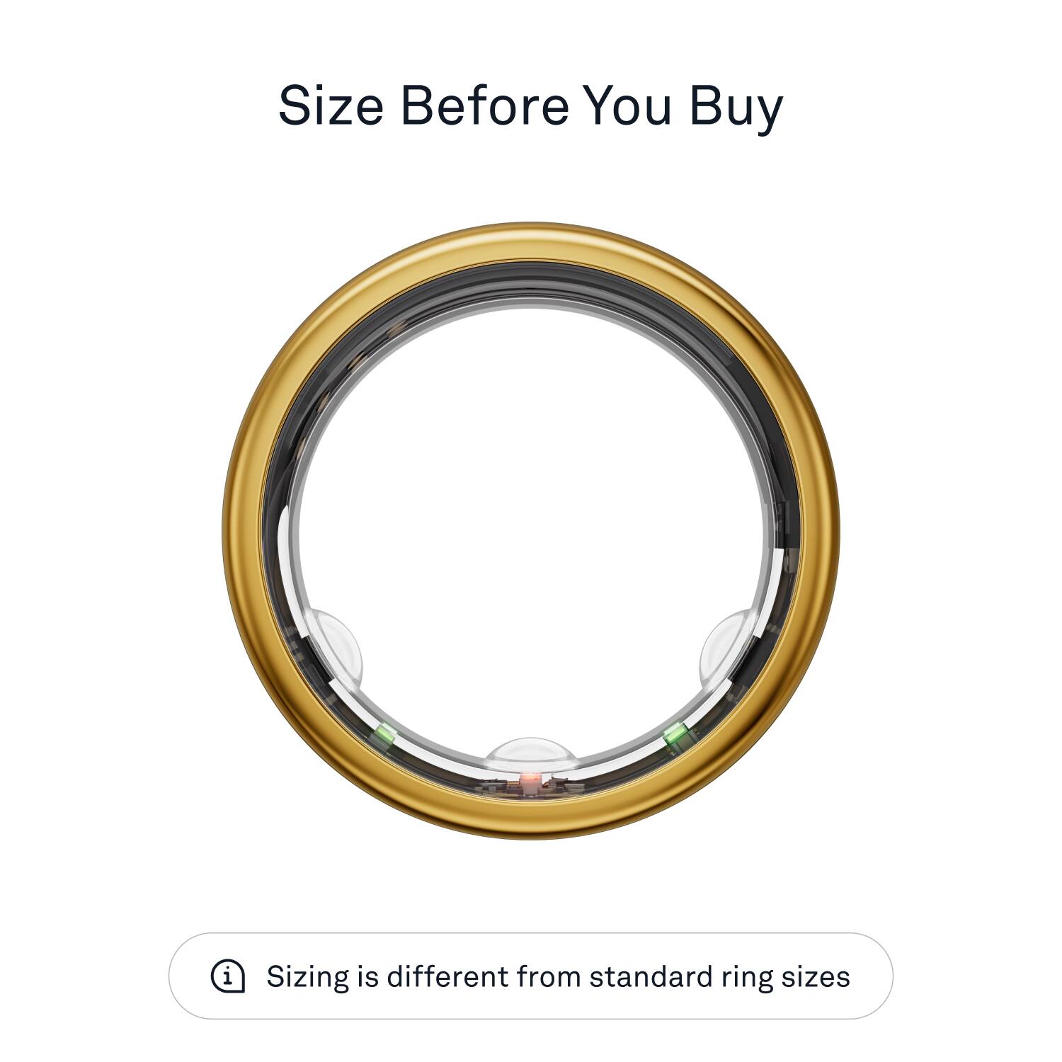 Size Before You Buy: Sizing is different from standard ring sizes.