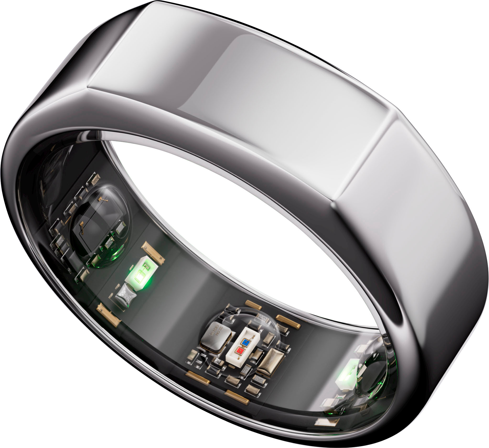 Oura Ring Heritage silver US8 - 携帯電話
