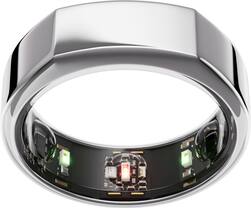 Oura - Ring Gen3 - Heritage - Size Before You Buy - Size 10 - Silver - (2021) - Front_Zoom