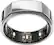 Front. Oura - Oura Ring Gen3 - Heritage - Size Before You Buy - Size 10 - Silver.