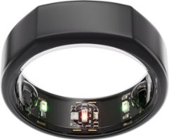 Oura Ring Gen3 - Heritage - Size Before You Buy - Size 10 - Stealth - Front_Zoom