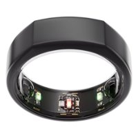 Oura Ring Gen3 - Heritage - Size Before You Buy - Size 12 - Stealth - Front_Zoom