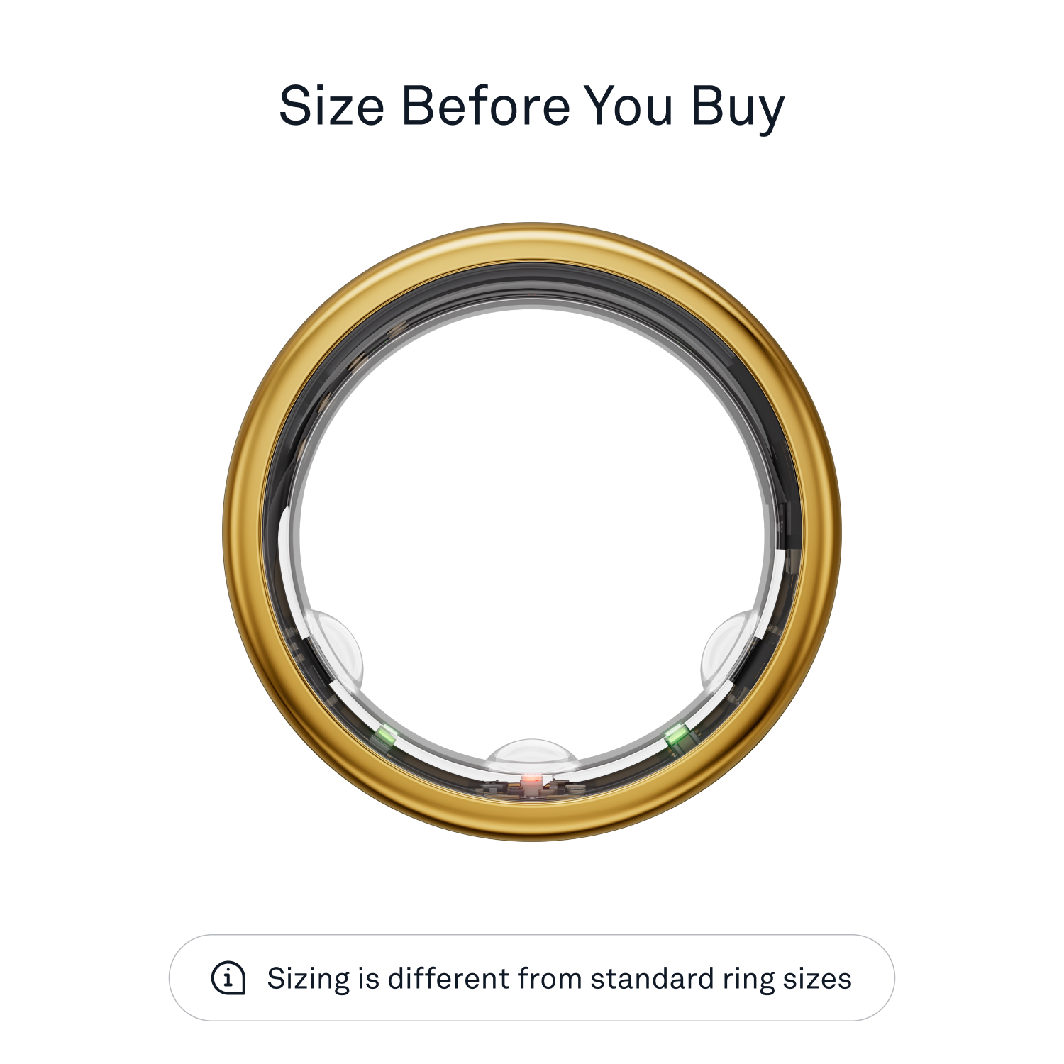 Size Before You Buy: Sizing is different from standard ring sizes.
