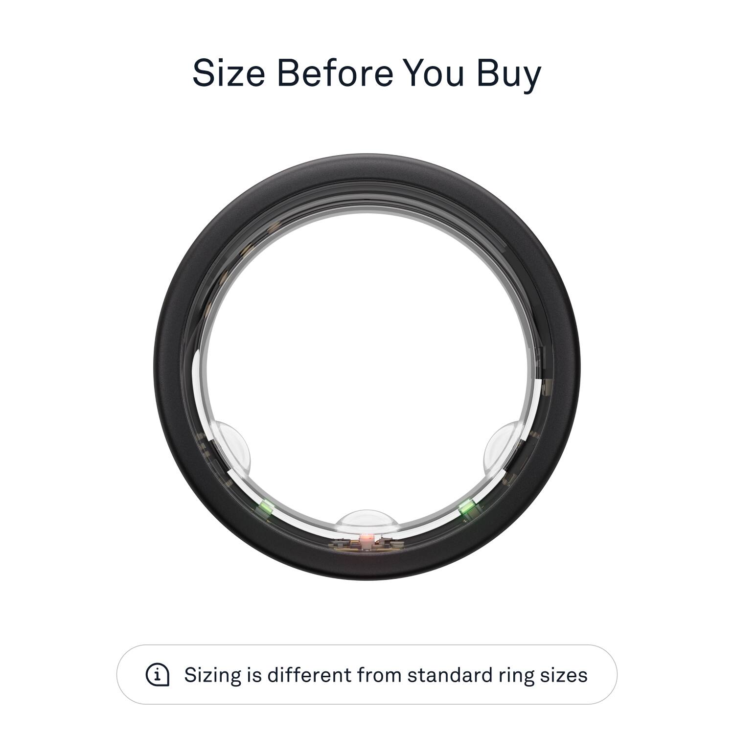Size Before You Buy: Sizing is different from standard ring sizes.
