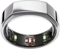 Oura Ring Gen3 - Heritage - Size Before You Buy - Size 6 - Silver - Front_Zoom