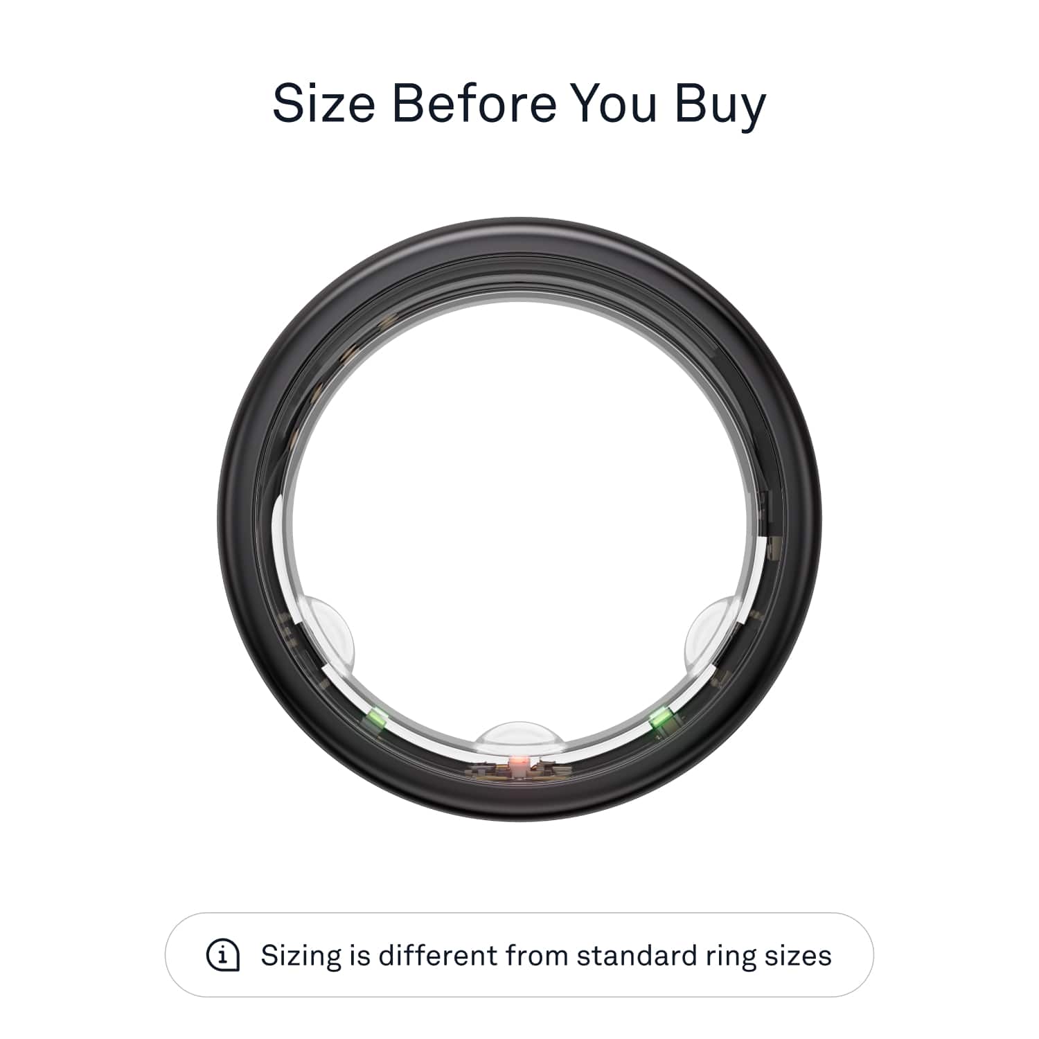 Size Before You Buy: Sizing is different from standard ring sizes.