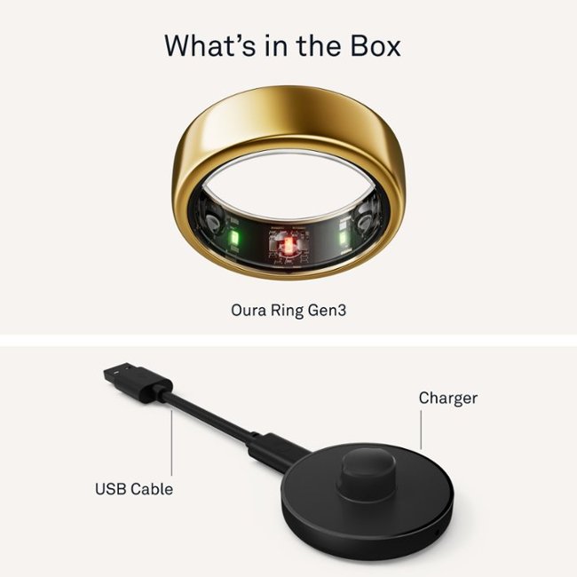 Oura Ring Gen3 - Horizon - Size 7 - Gold_3