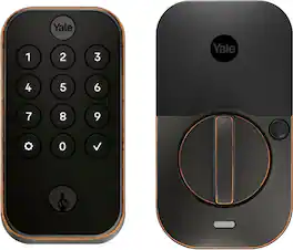 Yale - Assure Lock 2 - Smart Lock Wi-Fi Deadbolt with Push Button Keypad | Key Access - Oil-Rubbed Bronze