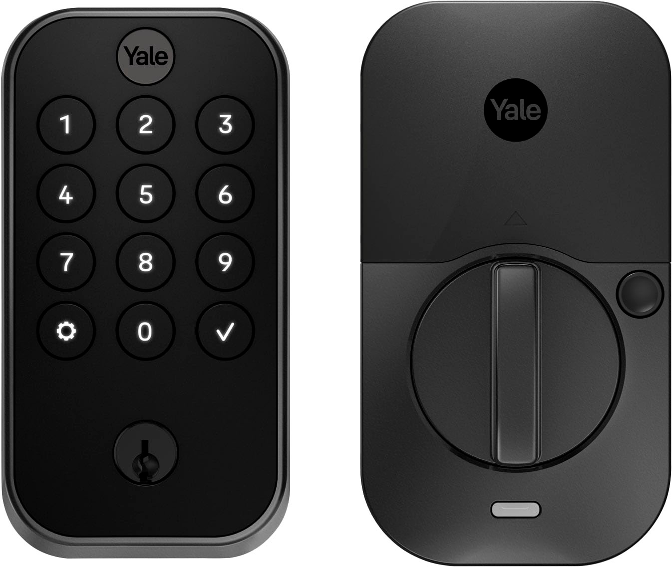 Yale Assure Lock 2 Smart Lock W-Fi Deadbolt with App/Keypad/Key Access  Black Suede YRD410-WF1-BSP - Best Buy