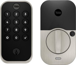 Yale - Assure Lock 2 Smart Lock W-Fi Deadbolt with App/Keypad/Key Access - Satin Nickel - Front_Zoom