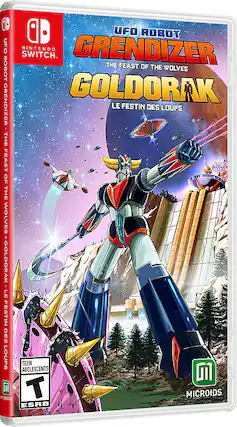 Front. Microids - UFO Robot Grendizer: The Feast of the Wolves. - T (Teen 13+)