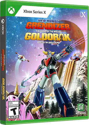 Front. Microids - UFO Robot Grendizer: The Feast of the Wolves. - T (Teen 13+)
