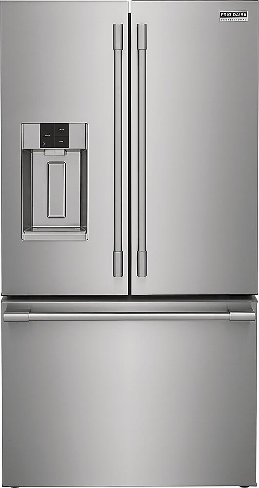 Frigidaire - Professional 22.6 Cu. Ft. French Door Counter-Depth Refrigerator with CrispSeal Technology - Smudge Proof Stainless Steel
