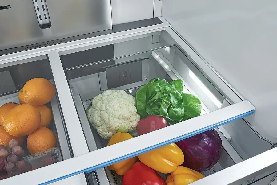 Alt View 14. Frigidaire - Professional 22.6 Cu. Ft. French Door Counter-Depth Refrigerator - Stainless Steel.
