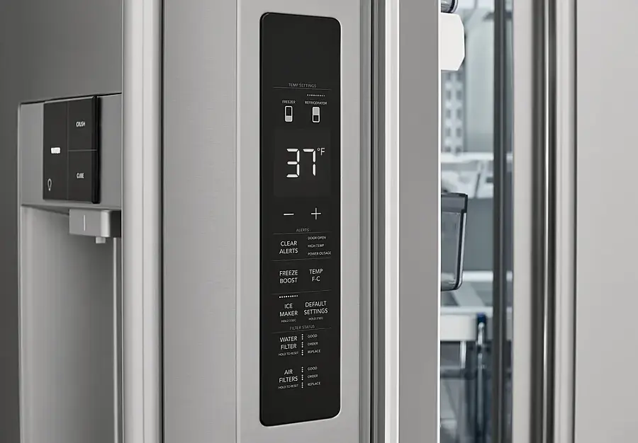 Alt View 16. Frigidaire - Professional 22.6 Cu. Ft. French Door Counter-Depth Refrigerator - Stainless Steel.