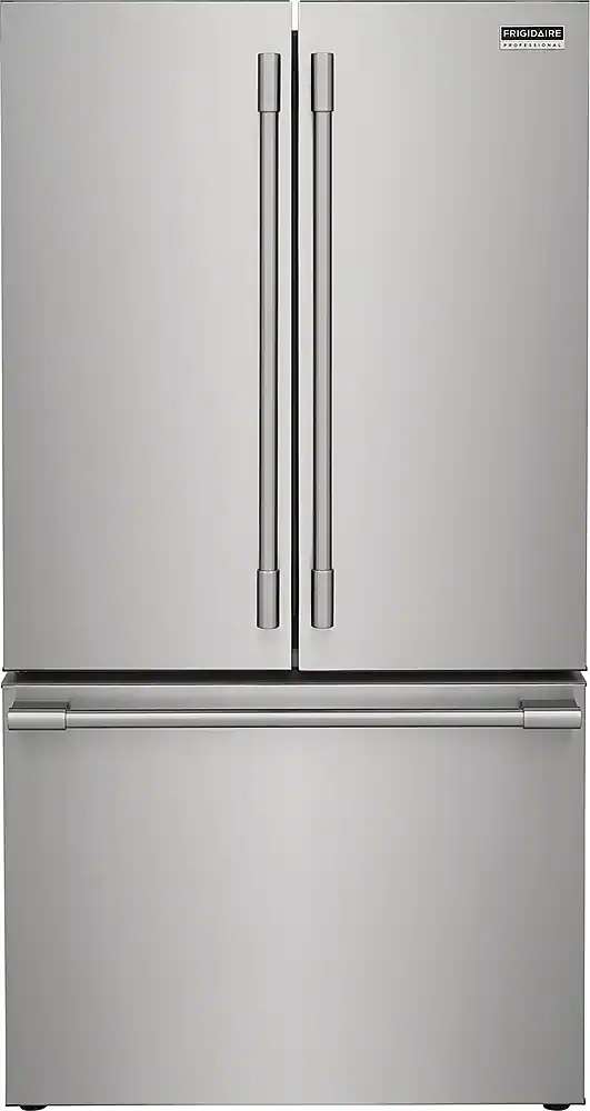 Frigidaire - Professional 23.3 Cu. Ft. French Door Counter-Depth Refrigerator with Internal Water Dispenser - Smudge Proof Stainless Steel