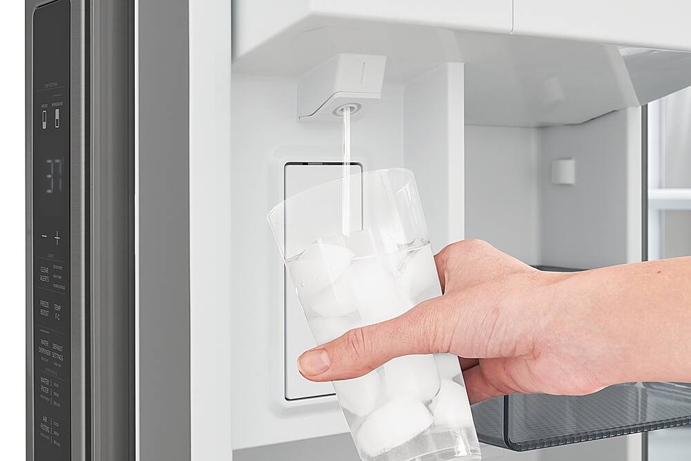 Alt View 14. Frigidaire - Professional 23.3 Cu. Ft. French Door Counter-Depth Refrigerator - Stainless Steel.