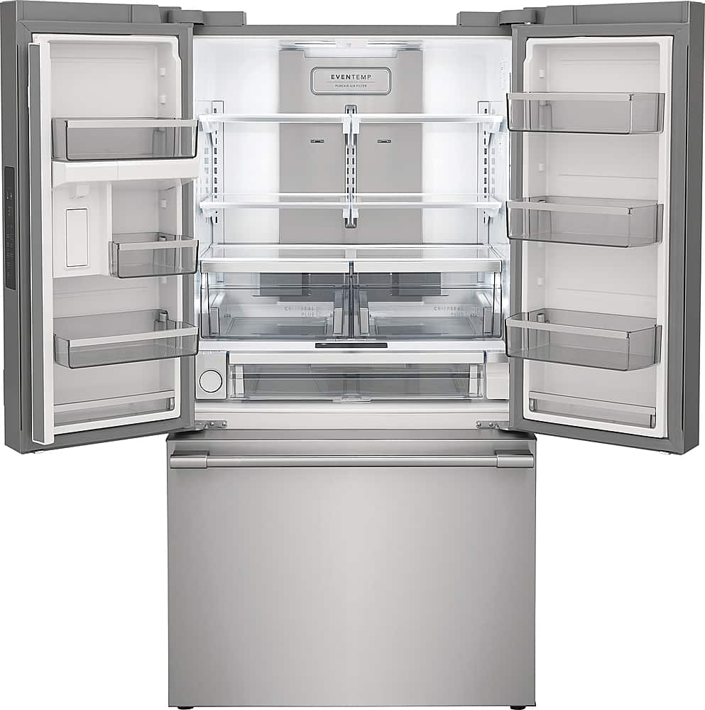 Alt View 1. Frigidaire - Professional 23.3 Cu. Ft. French Door Counter-Depth Refrigerator - Stainless Steel.