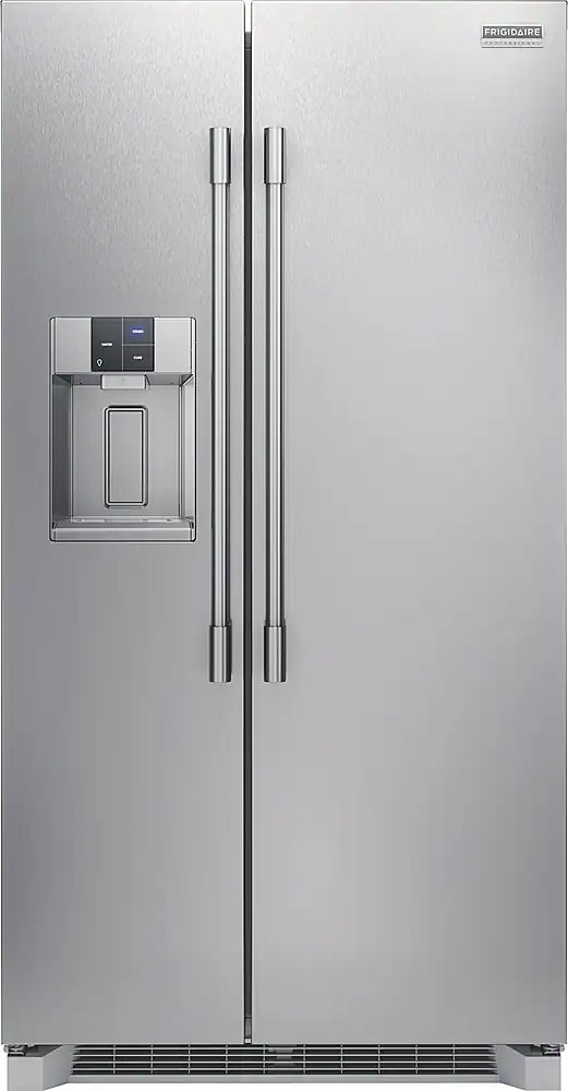 Frigidaire - Professional 22.3 Cu. Ft. Side by Side Counter Depth Refrigerator - Smudge Proof Stainless Steel