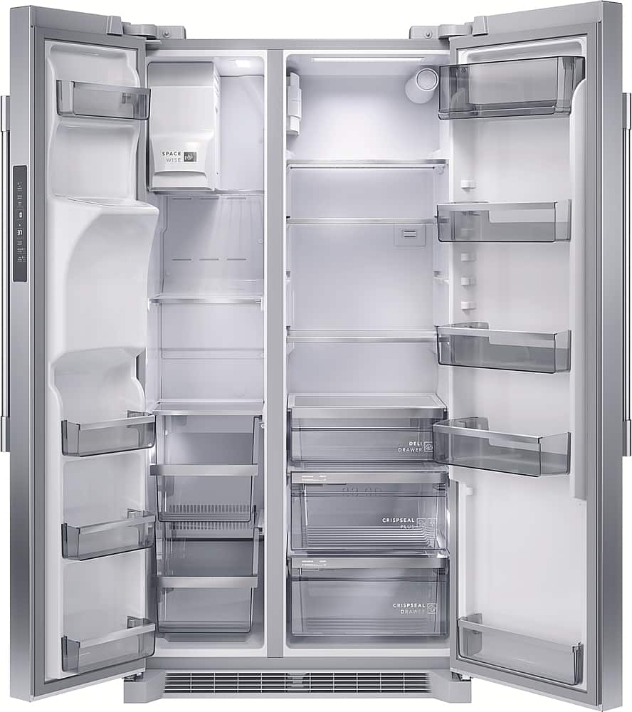 Alt View 1. Frigidaire - Professional 22.3 Cu. Ft. Side by Side Counter Depth Refrigerator - Stainless Steel.