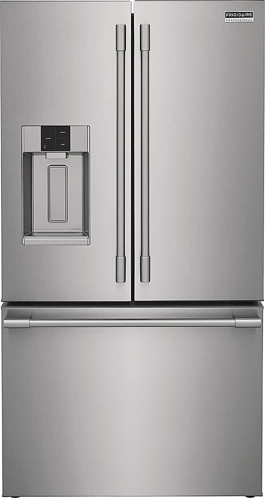 Front. Frigidaire - Professional 27.8 Cu. Ft. French Door Refrigerator - Stainless Steel.