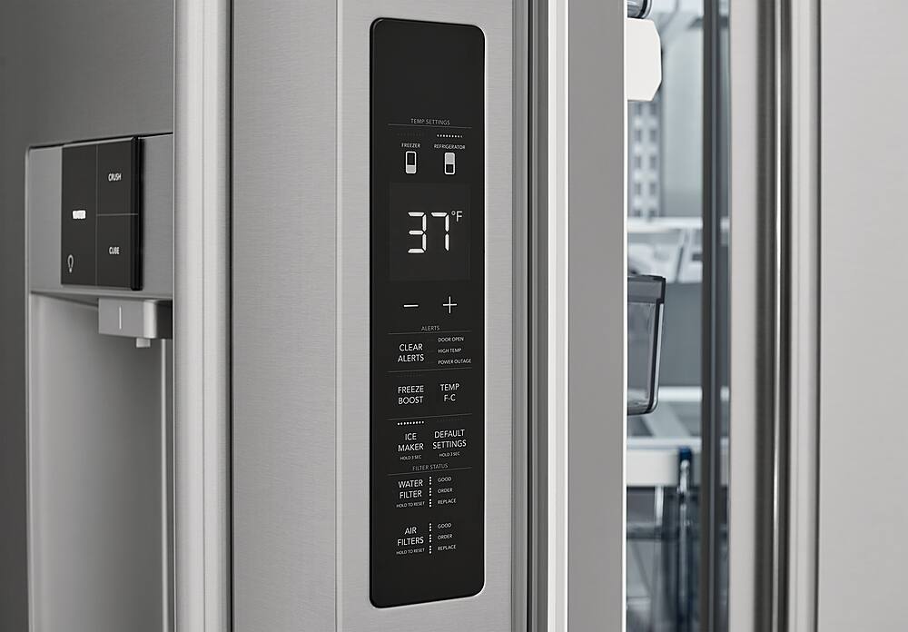 Alt View 5. Frigidaire - Professional 27.8 Cu. Ft. French Door Refrigerator - Stainless Steel.