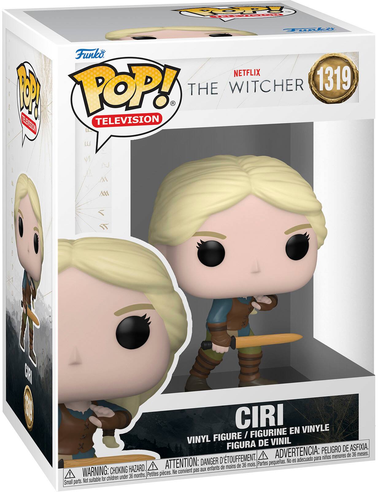 Angle. Funko - POP! TV: The Witcher- Ciri with sword.